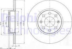 Delphi BG4155 - Disc frana - Delphi-BG4155 (DELPHIBG4155)