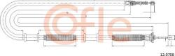 Cofle 12.0708 - Cablu, frana de parcare - CABLU. FRANA DE PARCARE - compatibil Fiat - Cofle-12.0708 (COFLE120708)