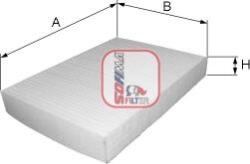 Sofima S 3424 C - FILTRU AER HABITACLU - compatibil Suzuki - Sofima-S 3424 C (SOFIMAS3424C)