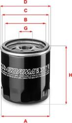 Sofima S 3717 R - FILTRU ULEI - compatibil Audi. Seat. Skoda. Vw - Sofima-S 3717 R (SOFIMAS3717R)