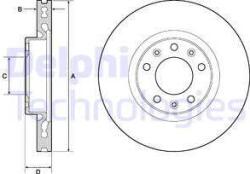 Delphi BG4669C - Disc frana - Brake Disc - Delphi-BG4669C (DELPHIBG4669C)