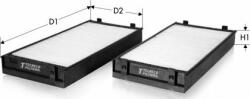 Tecneco Filters CK2941-2 - SET FILTRU AER CABINA - TECNECO - Tecneco Filters-CK2941-2 (TECNECOFILTERSCK29412)
