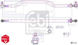 FEBI Bilstein 185893 - BARA DIRECTIE FEBI - compatibil Iveco - FEBI Bilstein-185893 (FEBIBILSTEIN185893)