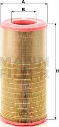 Mann-Filter C 21 630/4 - Filtru aer - Air Filter - Mann-Filter-C 21 630/4 (MANNFILTERC216304)