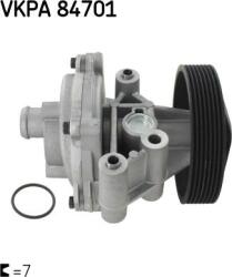 SKF VKPA 84701 - POMPA APA - compatibil Ford - SKF-VKPA 84701 (SKFVKPA84701)