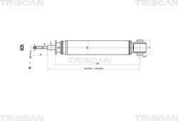 Triscan 8705 16201 - AMORTIZOR - compatibil Ford - Triscan-8705 16201 (TRISCAN870516201)