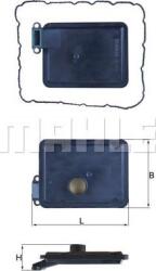 MAHLE HX 254D - Filtru hidraulic, cutie de viteze automata - FILTRU ULEI HIDRAULIC. TRANSMISIE - MAHLE - compatibil Hyundai - MAHLE-HX 254D (MAHLEHX254D)