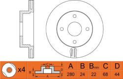 Zimmermann 200.2520. 20 - ## DISC FRANA LIVRABIL NUMAI PERECHE - compatibil Nissan - Zimmermann-200.2520. 20 (ZIMMERMANN200252020)