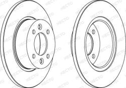 TRW DF1031 - DISC FRANA - compatibil Renault - TRW-DF1031 (TRWDF1031)