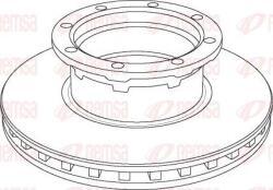 Ferodo FCR188A - DISC FRANA LIVRABIL 1 BUC PRET-BUC - compatibil Mercedes-Benz - Ferodo-FCR188A (FERODOFCR188A)