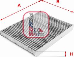 Sofima S 4109 CA - FILTRU. AER HABITACLU - compatibil Audi. Seat. Skoda. Vw - Sofima-S 4109 CA (SOFIMAS4109CA)