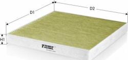 Tecneco Filters CKA10774 - Filtru, aer habitaclu - FILTRU AER CABINA - TECNECO - Tecneco Filters-CKA10774 (TECNECOFILTERSCKA10774)