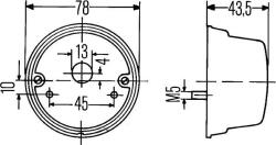 HELLA 2SB 001 259-261 - Lampa spate - HELLA-2SB 001 259-261 (HELLA2SB001259261)