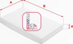 Sofima S 3388 C - FILTRU AER POLEN - compatibil Nissan - Sofima-S 3388 C (SOFIMAS3388C)