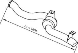Dinex 22610 - RACORD EVACUARE - compatibil Daf - Dinex-22610 (DINEX22610)