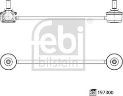 FEBI Bilstein 197300 - Brat / bieleta suspensie, stabilizator - FEBI Bilstein-197300 (FEBIBILSTEIN197300)