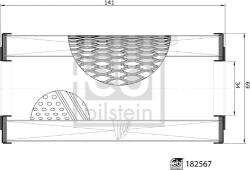 FEBI Bilstein 182567 - FILTRU ULEI FEBI TRUCK - compatibil Iveco. Mercedes - FEBI Bilstein-182567 (FEBIBILSTEIN182567)