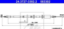 ATE 24.3727-3302.2 - Cable Pull. parking brake - ATE-24.3727-3302.2 (ATE24372733022)