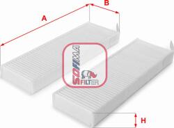 Sofima S 3154 C - FILTRU. AER HABITACLU - compatibil Citroen - Sofima-S 3154 C (SOFIMAS3154C)