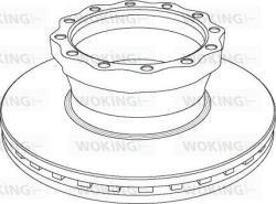 FEBI Bilstein 10989 - Disc frana - Brake Disc - FEBI Bilstein-10989 (FEBIBILSTEIN10989)