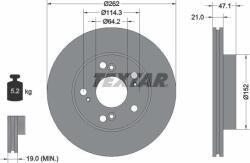 Textar 92175803 - Disc frana Fata - stanga / dreapta - HONDA CIVIC IX. CIVIC VII. CIVIC VIII. CR - Z. INTEGRA 1.3 - 2.2D 11.00 - - Textar-92175803 (TEXTAR92175803)