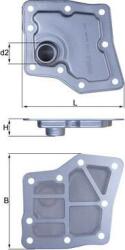 MAHLE HX 259 - Filtru hidraulic, cutie de viteze automata - MAHLE-HX 259 (MAHLEHX259)