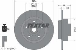 Textar 92232603 - Disc frana - Disc de frana cu rulment spate - stanga / dreapta - cu magnet integrat. inel transmitator de impuls RENAULT FLUENCE. GRAND SCENIC III. LATITUDE - Textar-92232603 (TEXTAR9223260