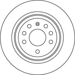 ATE 24.0120-0173.1 - DISC FRANA - compatibil Saab. Fiat. Opel. Vauxhall - ATE-24.0120-0173.1 (ATE24012001731)