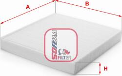 Sofima S 3298 C - FILTRU AER HABITACLU - compatibil Audi. Vw. Seat. Skoda - Sofima-S 3298 C (SOFIMAS3298C)