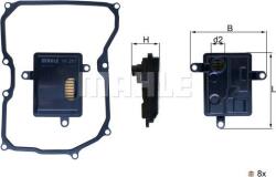 MAHLE HX 267D - Filtru hidraulic, cutie de viteze automata - MAHLE-HX 267D (MAHLEHX267D)