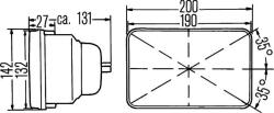 HELLA 1AE 003 427-011 - Insertie, far - HELLA-1AE 003 427-011 (HELLA1AE003427011)
