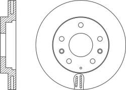 Ferodo DDF1278C - Disc frana - SET DISCURI FRANA - compatibil Mazda - Ferodo-DDF1278C (FERODODDF1278C)