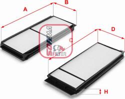 Sofima S 3120 C - FILTRU. AER HABITACLU - compatibil Mazda - Sofima-S 3120 C (SOFIMAS3120C)