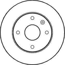 Textar 92133600 - DISC FRANA - compatibil Chevrolet - Textar-92133600 (TEXTAR92133600)