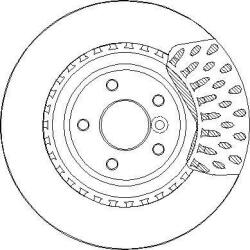 TRW DF6706S - Disc frana - Brake Disc - TRW-DF6706S (TRWDF6706S)