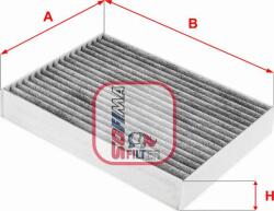 Sofima S 4257 CA - FILTRU AER POLEN CARBON ACTIV - compatibil Dacia. Nissan. Renault - Sofima-S 4257 CA (SOFIMAS4257CA)