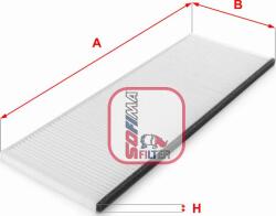 Sofima FILTRU. AER HABITACLU - compatibil Mercedes-Benz. Renault. Man - Sofima-S 3081 C (SOFIMAS3081C)
