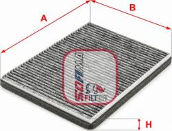 Sofima S 4272 CA - FILTRU AER POLEN CARBON ACTIV - compatibil Kia. Hyundai - Sofima-S 4272 CA (SOFIMAS4272CA)
