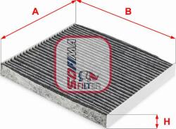 Sofima FILTRU AER POLEN CARBON ACTIV - compatibil Mazda - Sofima-S 4271 CA (SOFIMAS4271CA)