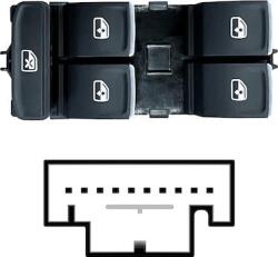 MAX SVW124 - BUTON MACARA GEAM SE25 - compatibil Seat - MAX-SVW124 (MAXSVW124)