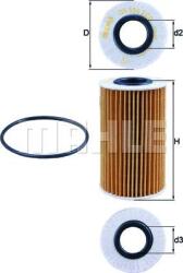 MAHLE FILTRU ULEI - compatibil Toyota - MAHLE-OX 554D1 (MAHLEOX554D1)