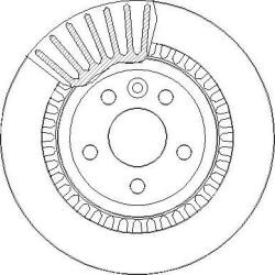 Ferodo DDF1802C - SET DISCURI FRANA - compatibil Volvo - Ferodo-DDF1802C (FERODODDF1802C)