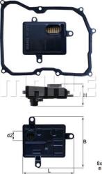 MAHLE HX 275D - Filtru hidraulic, cutie de viteze automata - MAHLE-HX 275D (MAHLEHX275D)