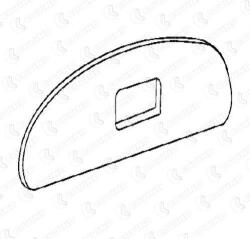 Covind 190/199 - STAINLESS STEEL PLATE ST 190-COVIND-A. M. - compatibil Iveco - Covind-190/199 (COVIND190199)
