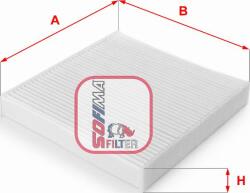 Sofima S 3086 C - FILTRU. AER HABITACLU - compatibil Renault - Sofima-S 3086 C (SOFIMAS3086C)