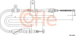 Cofle 10.5161 - Cablu, frana de parcare - CABLU. FRANA DE PARCARE - compatibil Land - Cofle-10.5161 (COFLE105161)