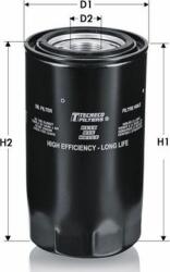 Tecneco Filters OL85 - Filtru ulei - Tecneco Filters-OL85 (TECNECOFILTERSOL85)