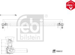 FEBI Bilstein 186632 - BARA DIRECTIE FEBI - compatibil Scania - FEBI Bilstein-186632 (FEBIBILSTEIN186632)