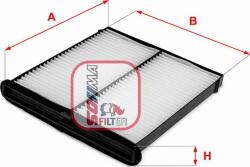 Sofima S 3330 C - FILTRU AER POLEN - compatibil Mazda - Sofima-S 3330 C (SOFIMAS3330C)