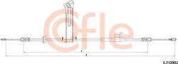 Cofle 92.1. FO002 - Cablu, frana de parcare - Cofle-92.1. FO002 (COFLE921FO002)
